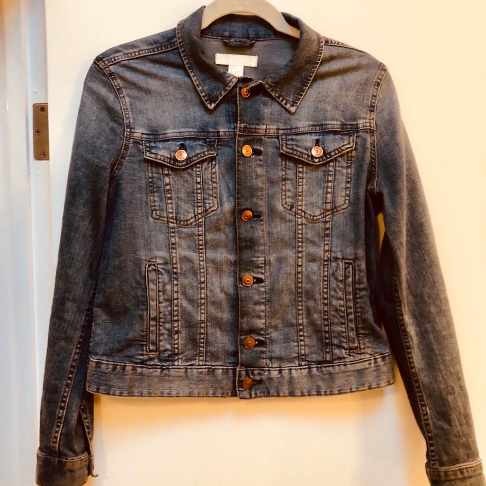 Light faded denim jacket